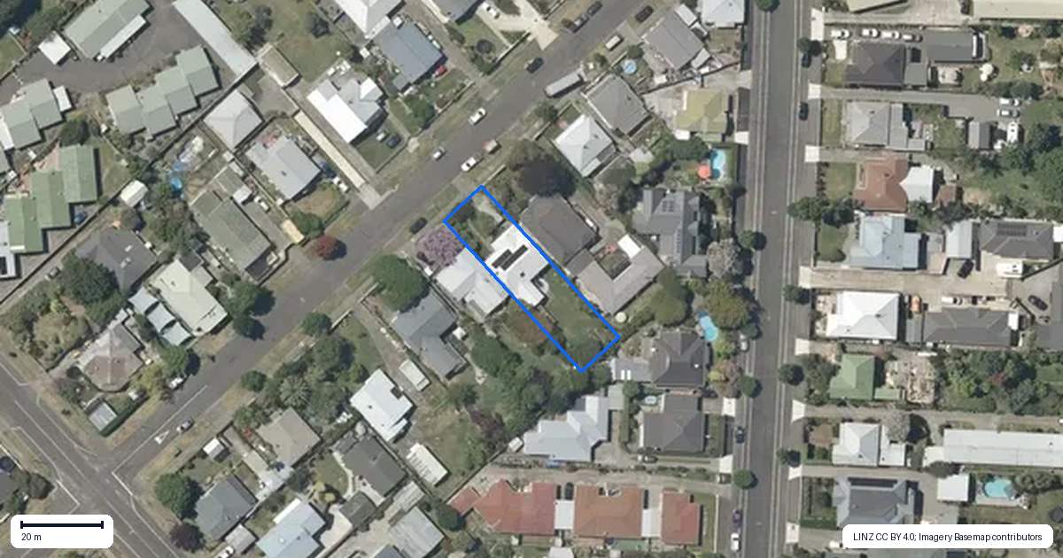 Property context map for 8A Ashridge Road, Napier South, Napier