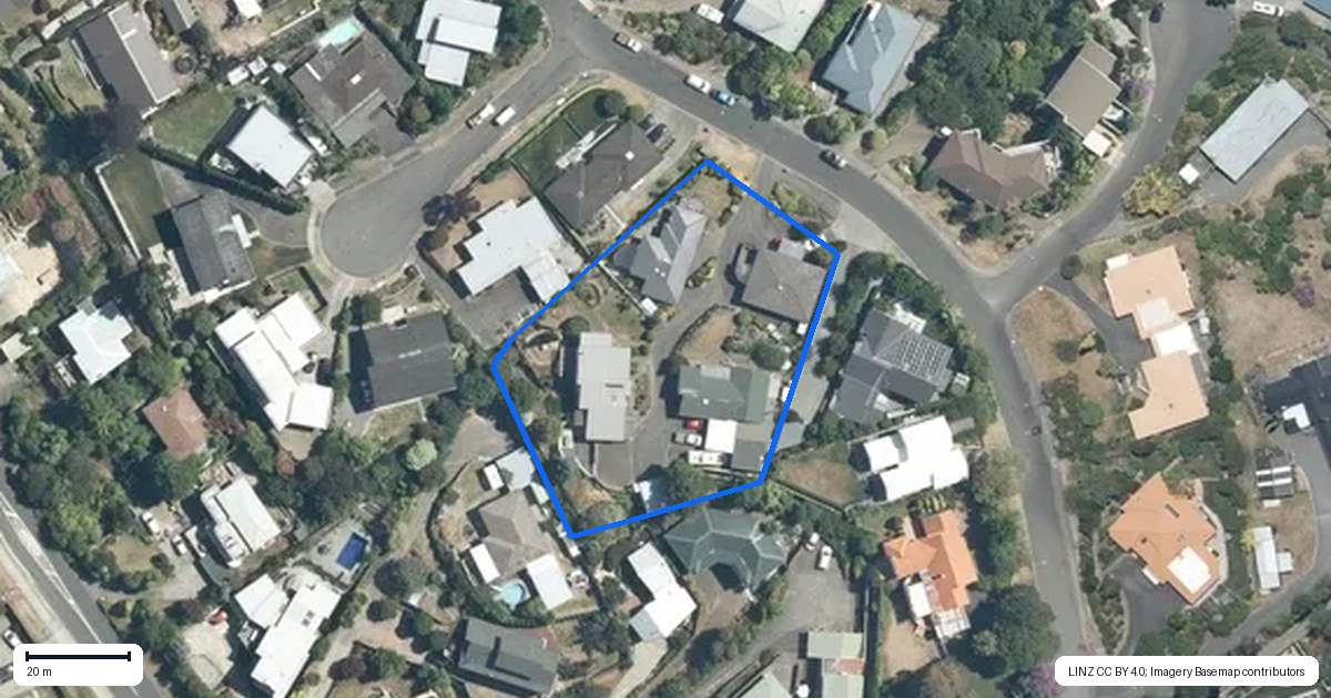 Property context map for 1/34 Busby Hill, Havelock North