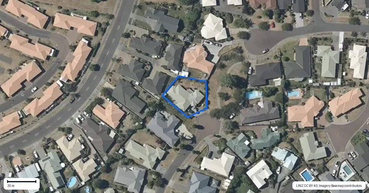 Property context map for 15 Gresham Place, Taradale, Napier