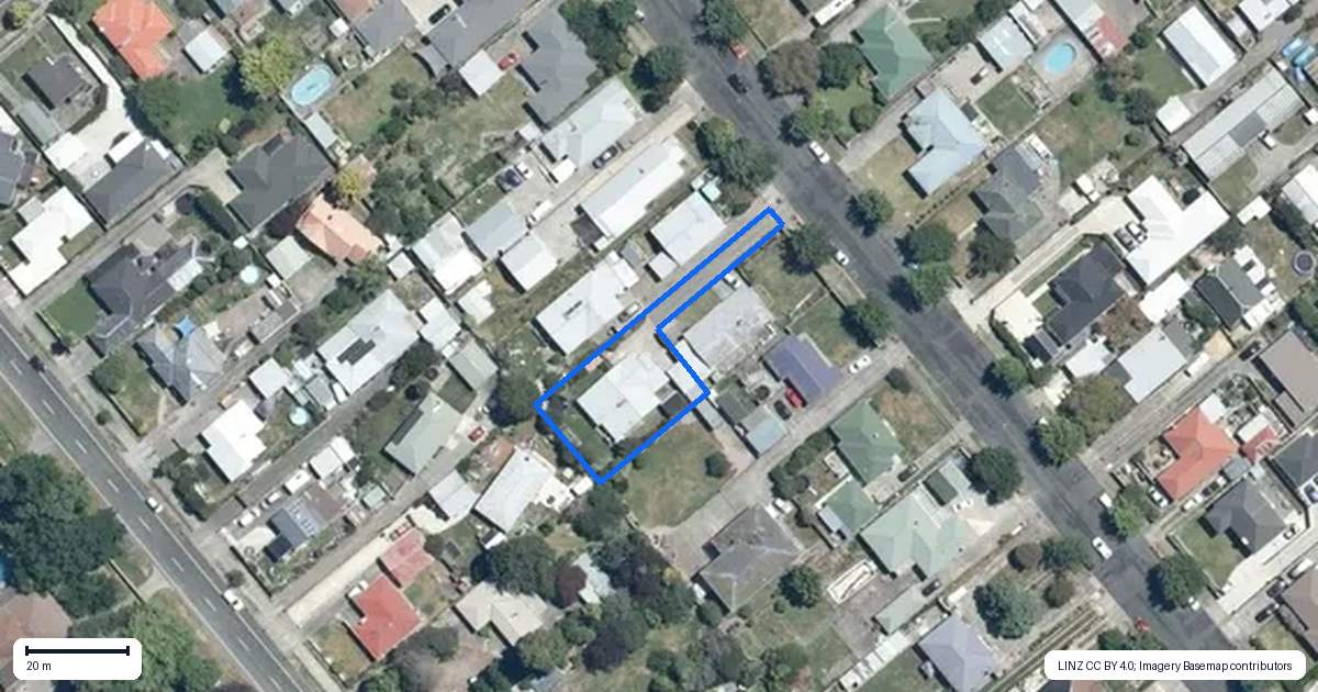 Property context map for 815 Churchill Street, Akina, Hastings