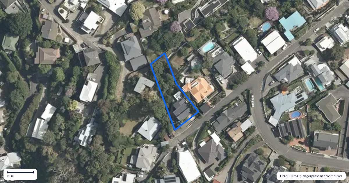 Property context map for 151 Thompson Road, Bluff Hill, Napier