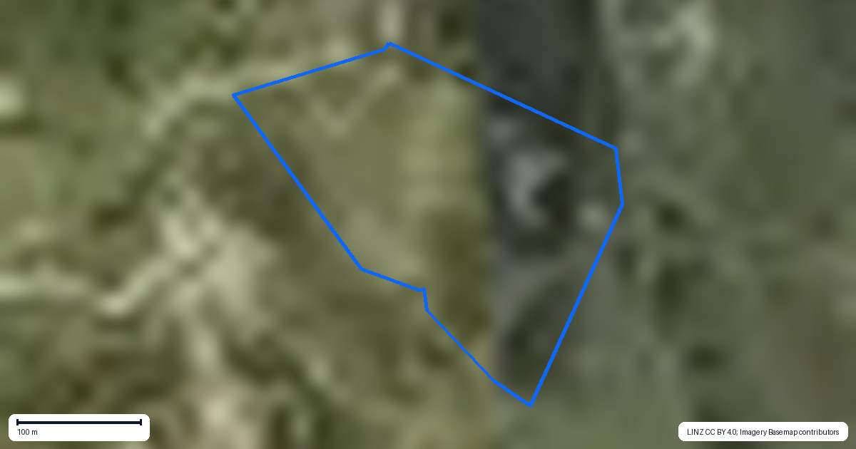 Property context map for 38 Ruhi Road, Ormondville