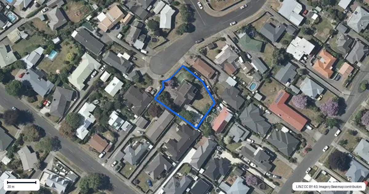 Property context map for 54 Anderson Road, Taradale, Napier