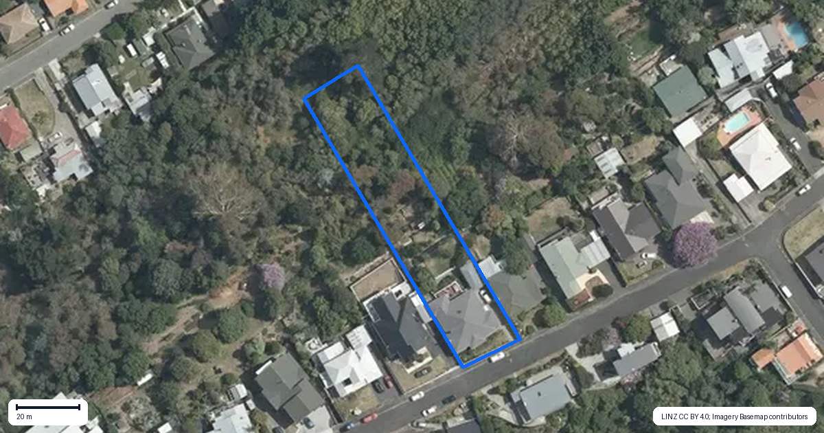 Property context map for 42 Simla Terrace, Hospital Hill, Napier