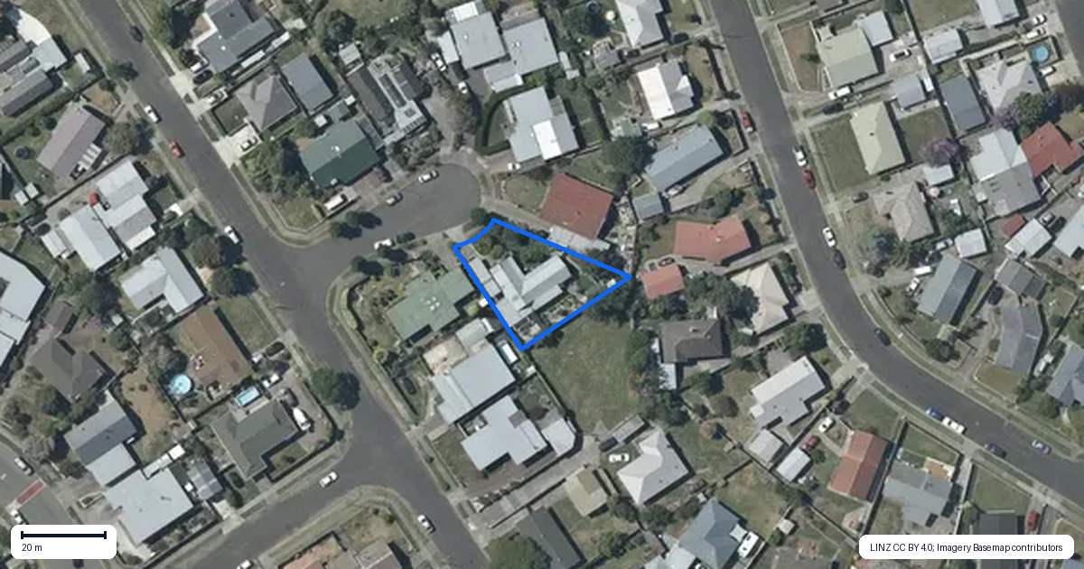 Property context map for 4 Bowen Place, Tamatea, Napier