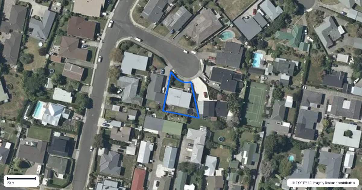Property context map for 6 Somerset Place, Taradale, Napier