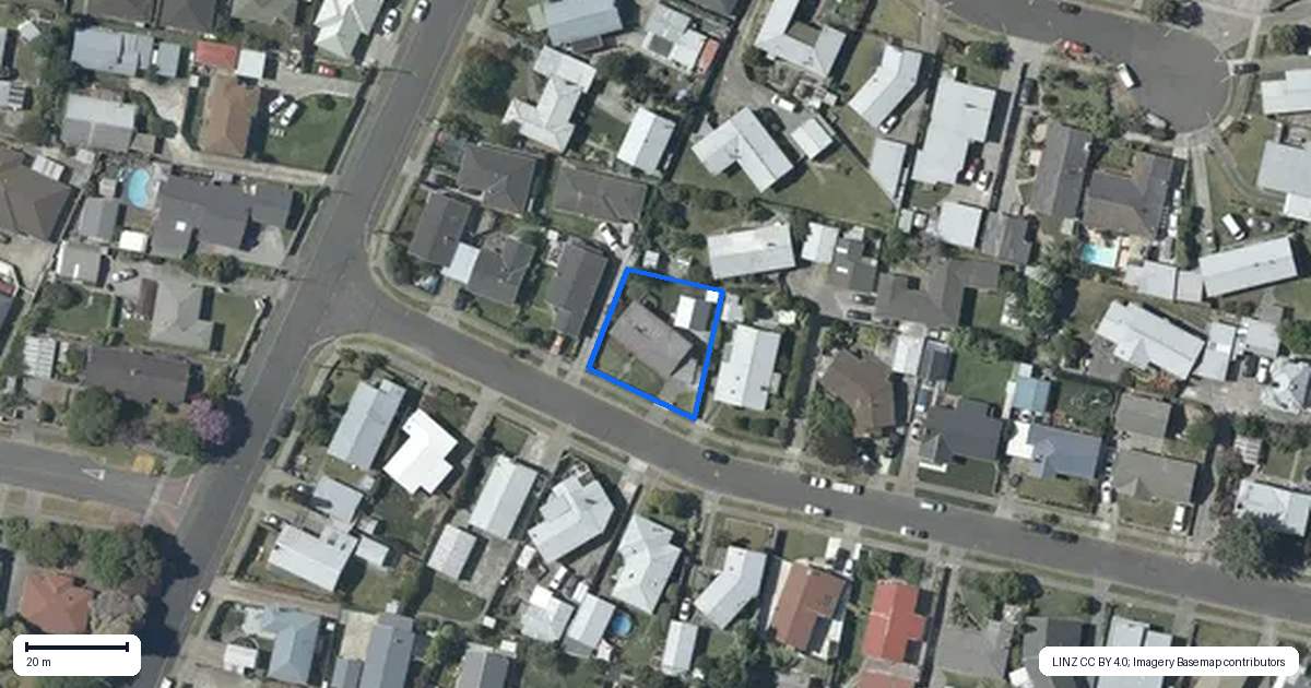 Property context map for 7 Frickleton Street, Taradale, Napier