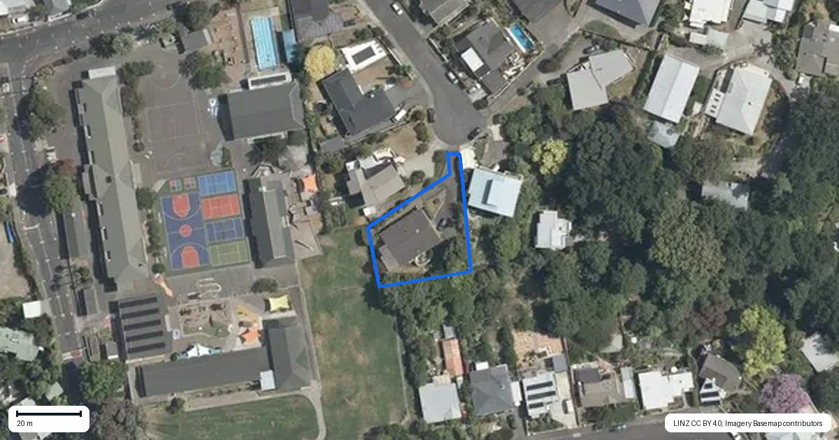 Property context map for 10 Randall Place, Hospital Hill, Napier