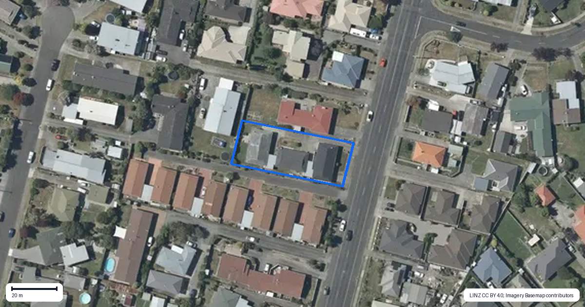 Property context map for 1/22 Avondale Road, Taradale, Napier