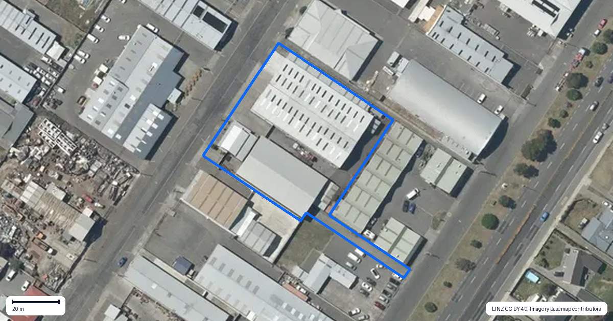 Property context map for 22 Dunlop Road, Onekawa, Napier