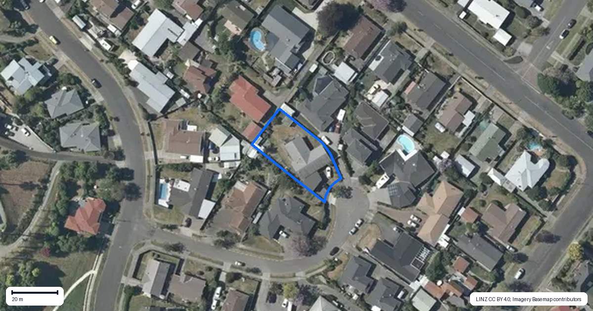 Property context map for 11 Kotuku Place, Taradale, Napier