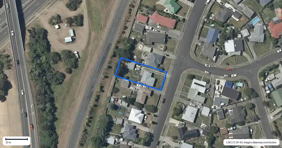 Property context map for 66 Clarence Cox Crescent, Pirimai, Napier