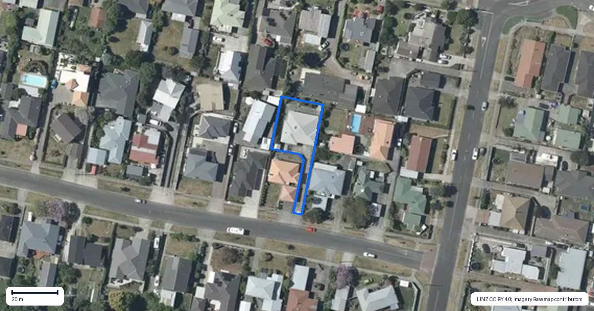 Property context map for 7A Golding Road, Taradale, Napier