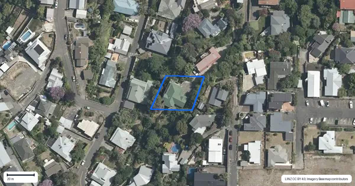 Property context map for 23 Denholm Road, Hospital Hill, Napier