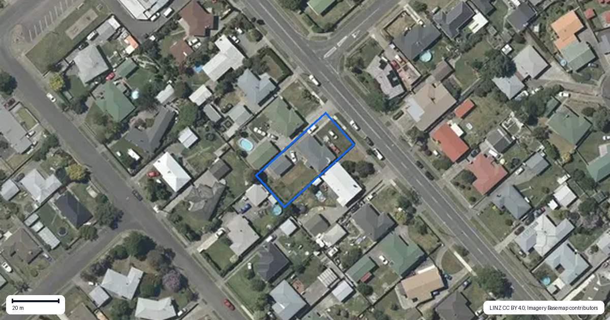 Property context map for 53 Wycliffe Street, Onekawa, Napier