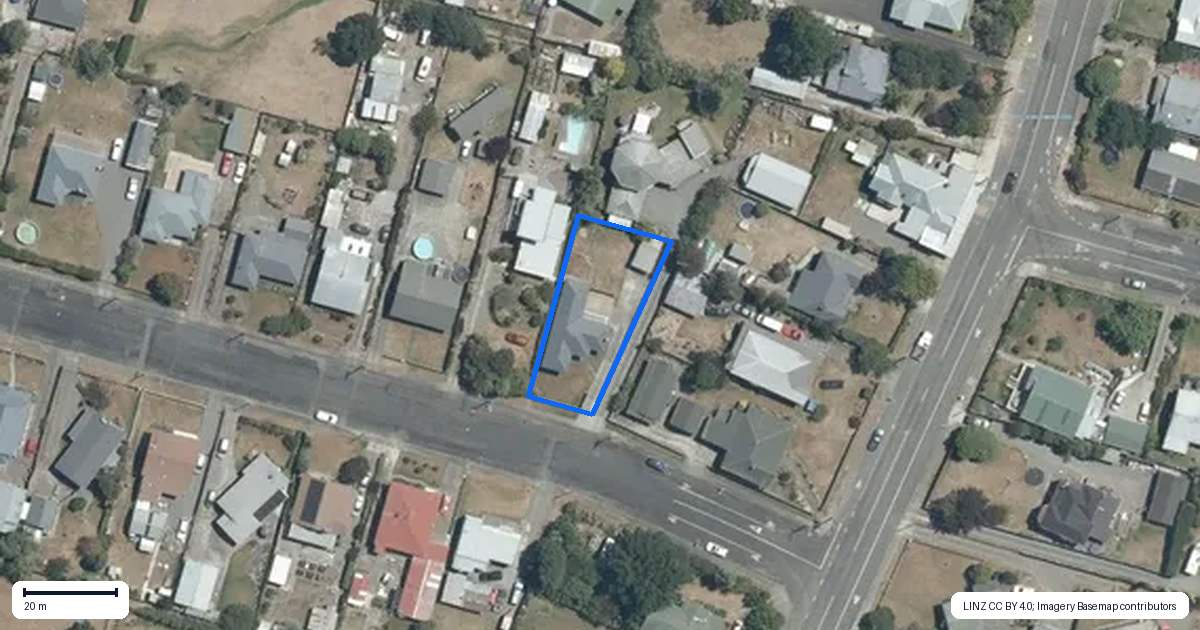 Property context map for 2 Woburn Street, Waipukurau