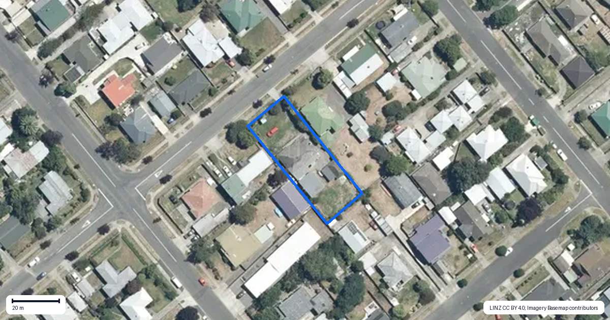 Property context map for 805 Princes Street, Parkvale, Hastings