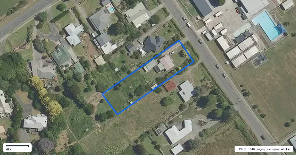 Property context map for 66 Kitchener Street, Wairoa