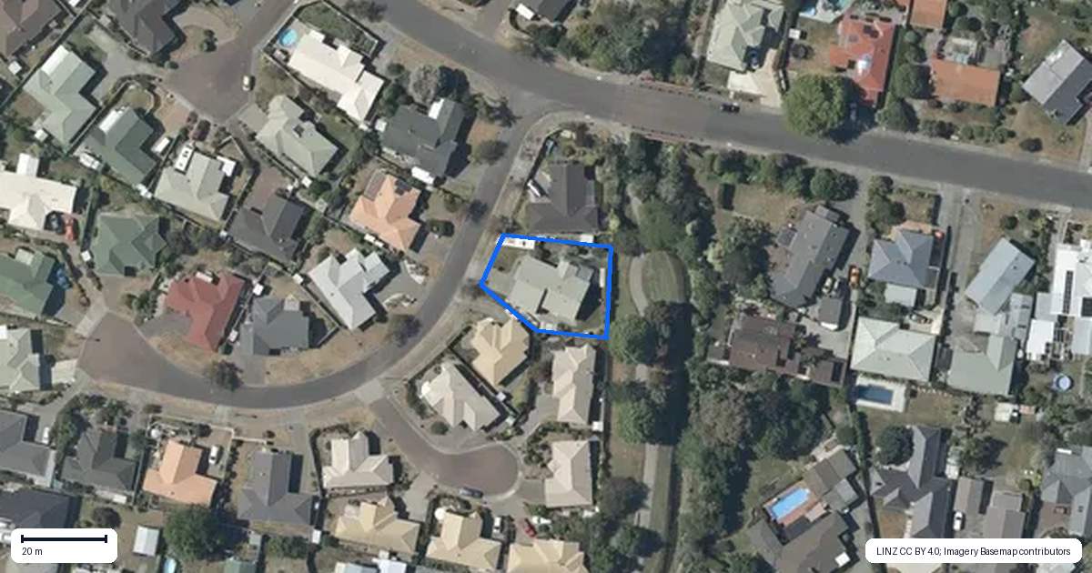 Property context map for 3 Sloane Place, Taradale, Napier