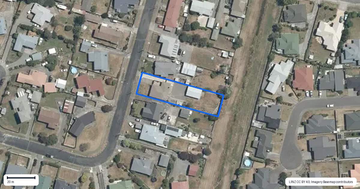 Property context map for 22 Jull Crescent, Waipukurau