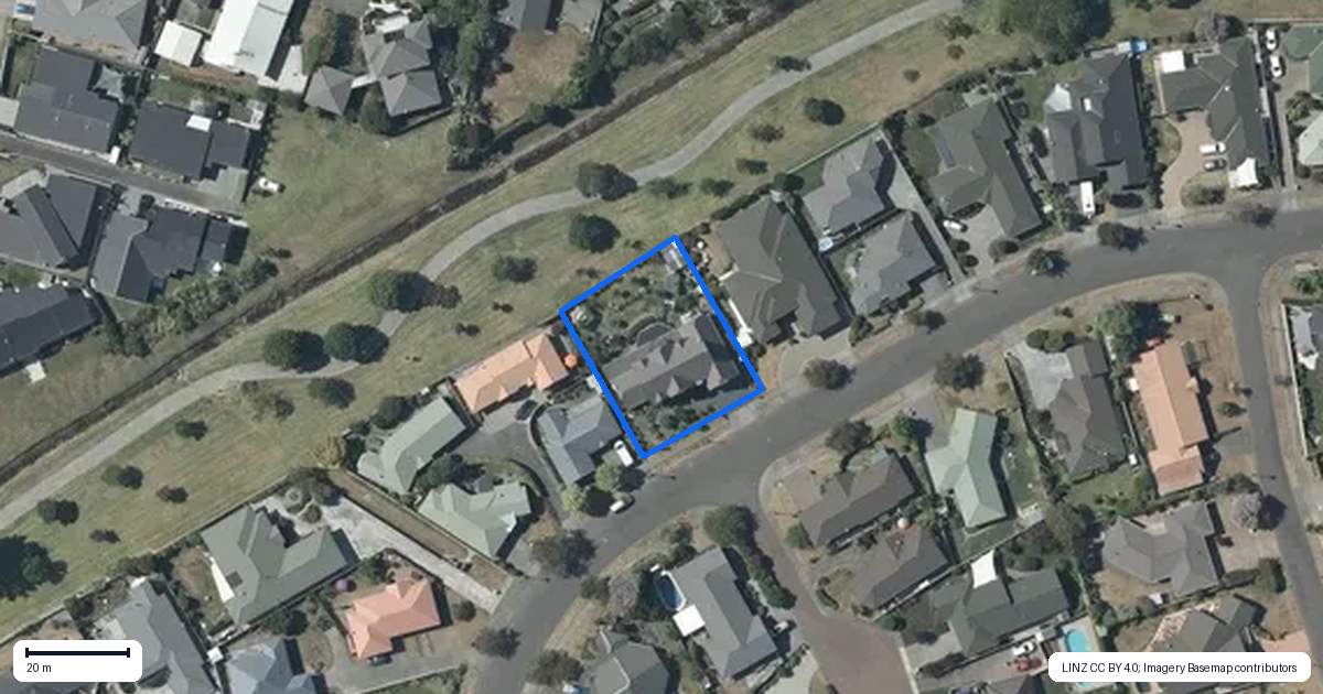 Property context map for 38 Kensington Drive, Taradale, Napier