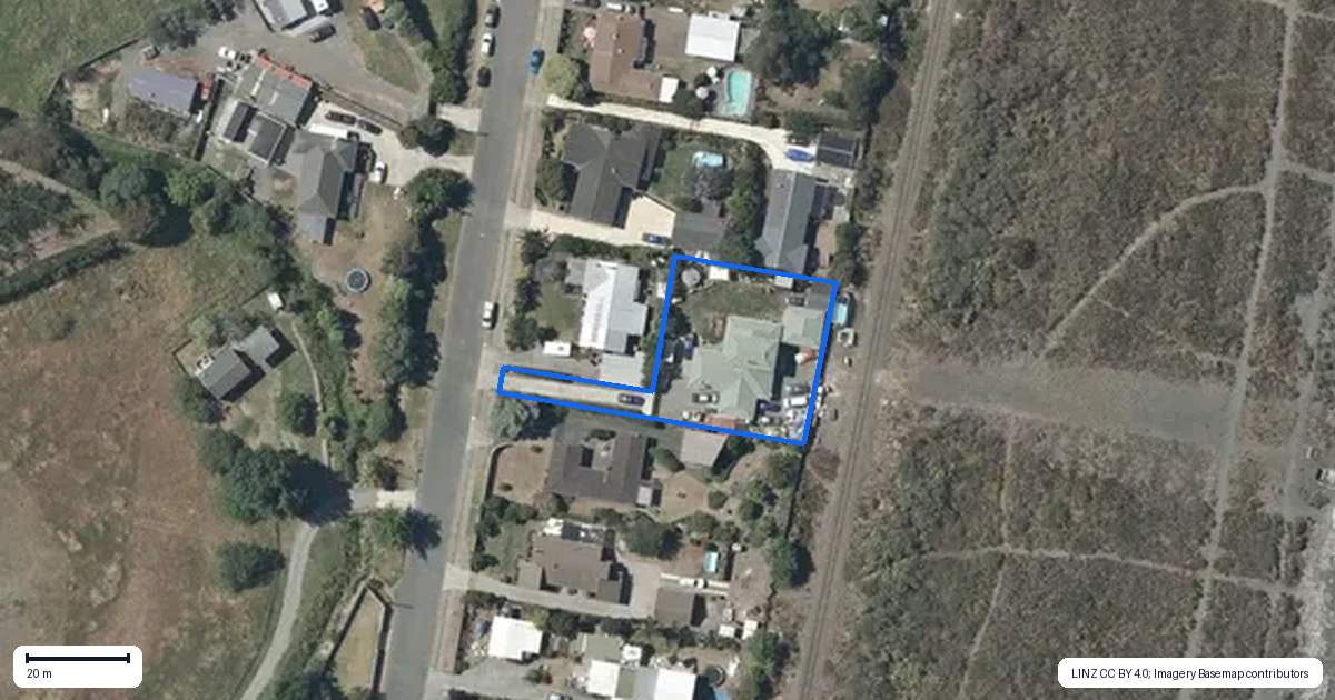 Property context map for 38 Rogers Road, Bay View, Napier