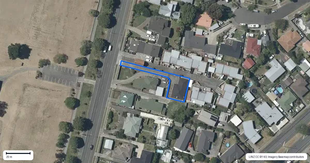 Property context map for 287A Taradale Road, Pirimai, Napier