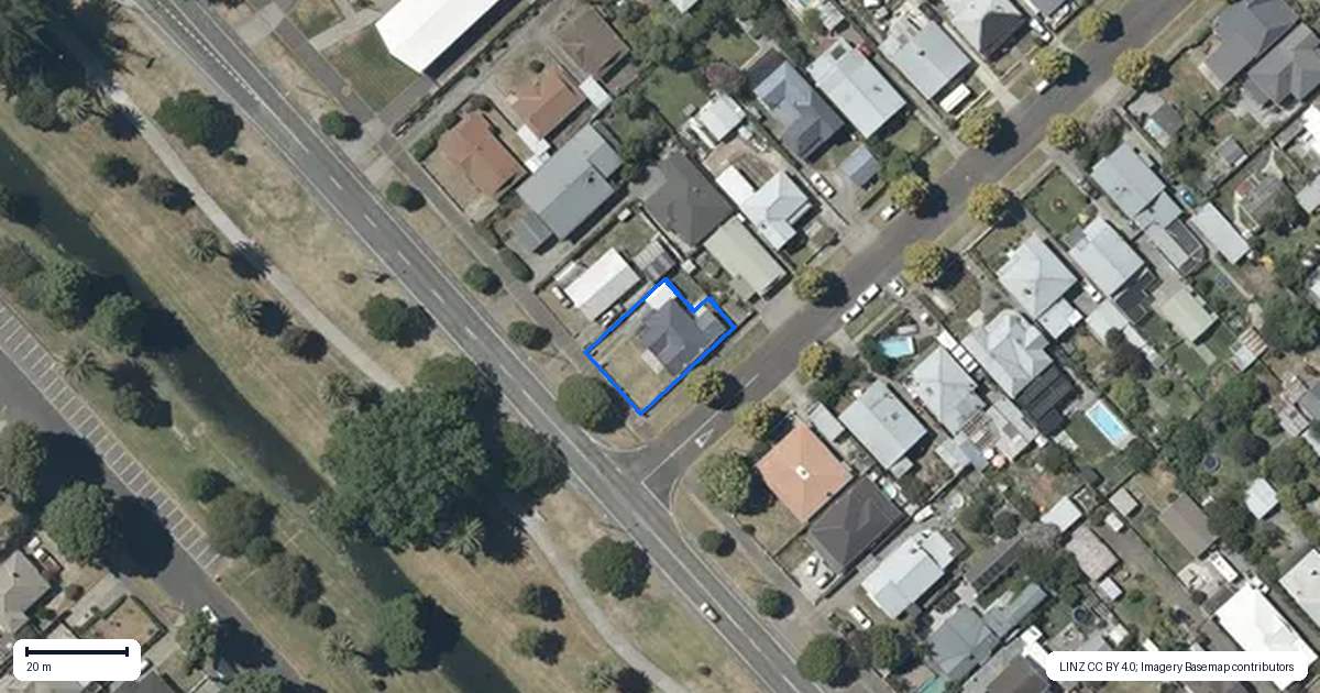 Property context map for 93 Georges Drive, Napier South, Napier