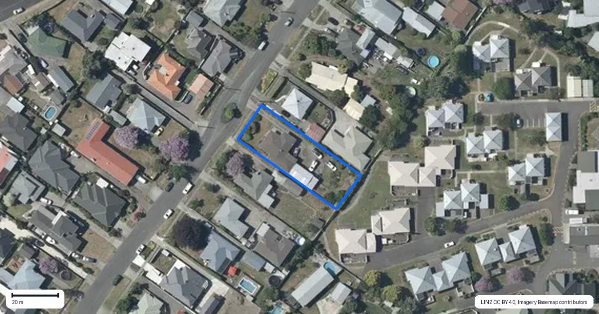 Property context map for 42 Waterhouse Street, Taradale, Napier
