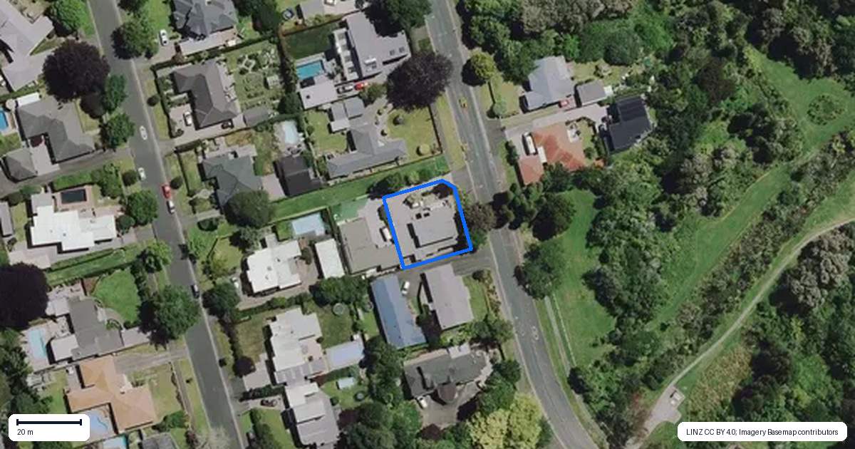Property context map for 20 Ranfurly Avenue, Fairfield, Hamilton