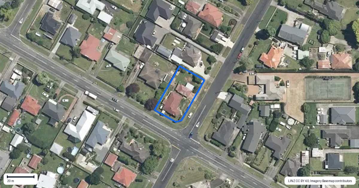 Property context map for 13 Hampton Terrace, Matamata
