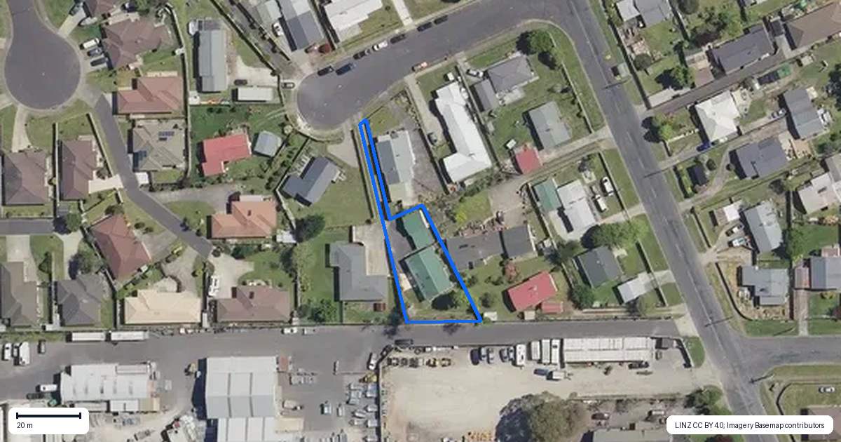 Property context map for 8 Ariki Street, Ngongotaha, Rotorua