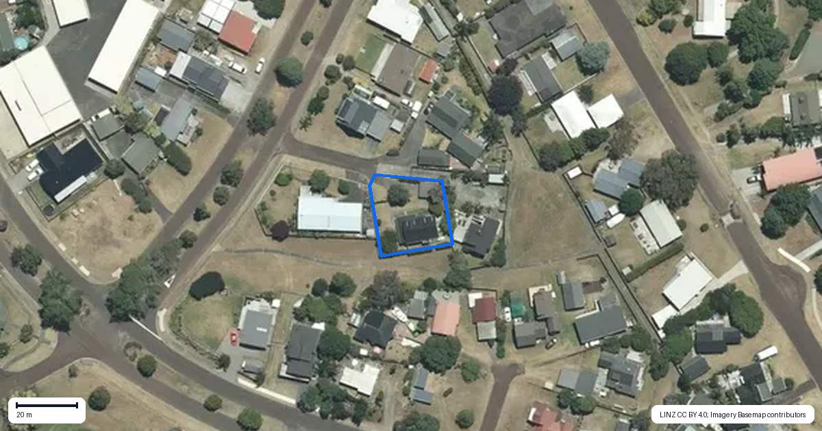 Property context map for 69 Jubilee Drive, Pauanui