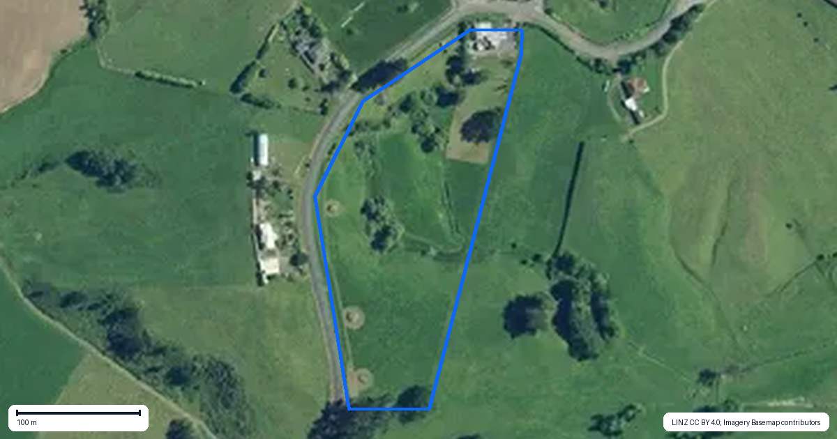 Property context map for 272 Rotongaro Road, Rotongaro, Huntly