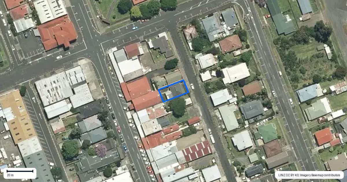 Property context map for 131 Martha Street, Thames