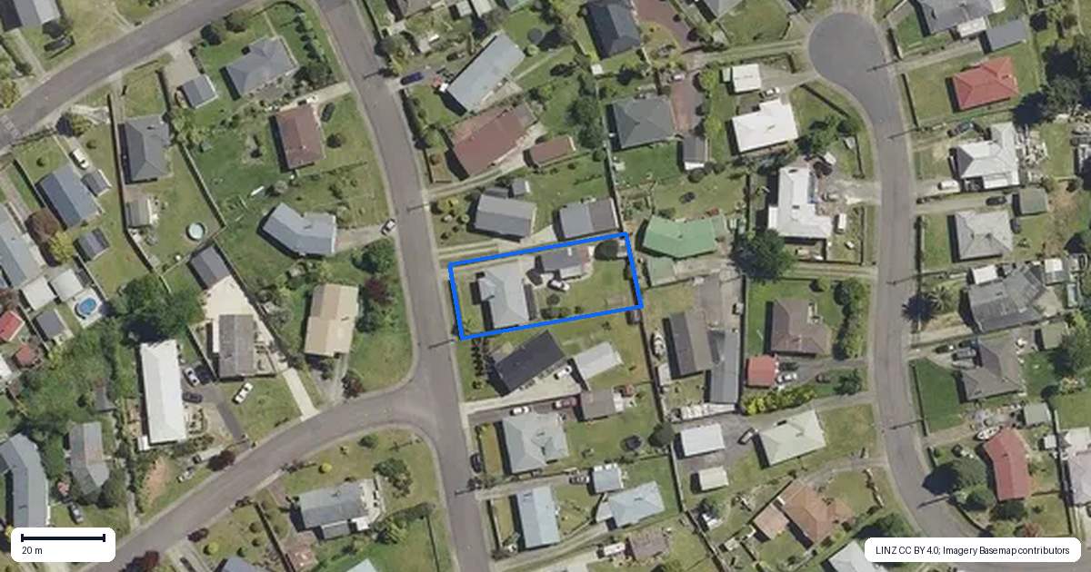 Property context map for 21 Matuku Street, Selwyn Heights, Rotorua