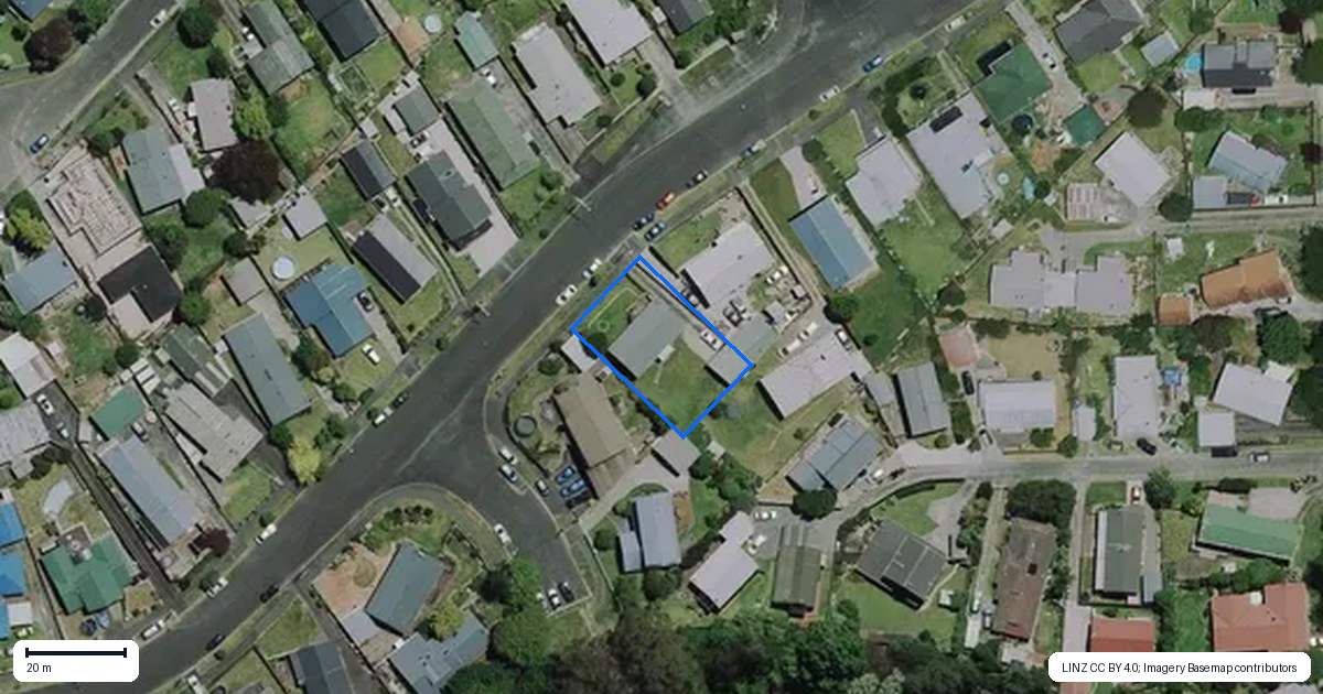 Property context map for 17 Fitzroy Avenue, Fitzroy, Hamilton