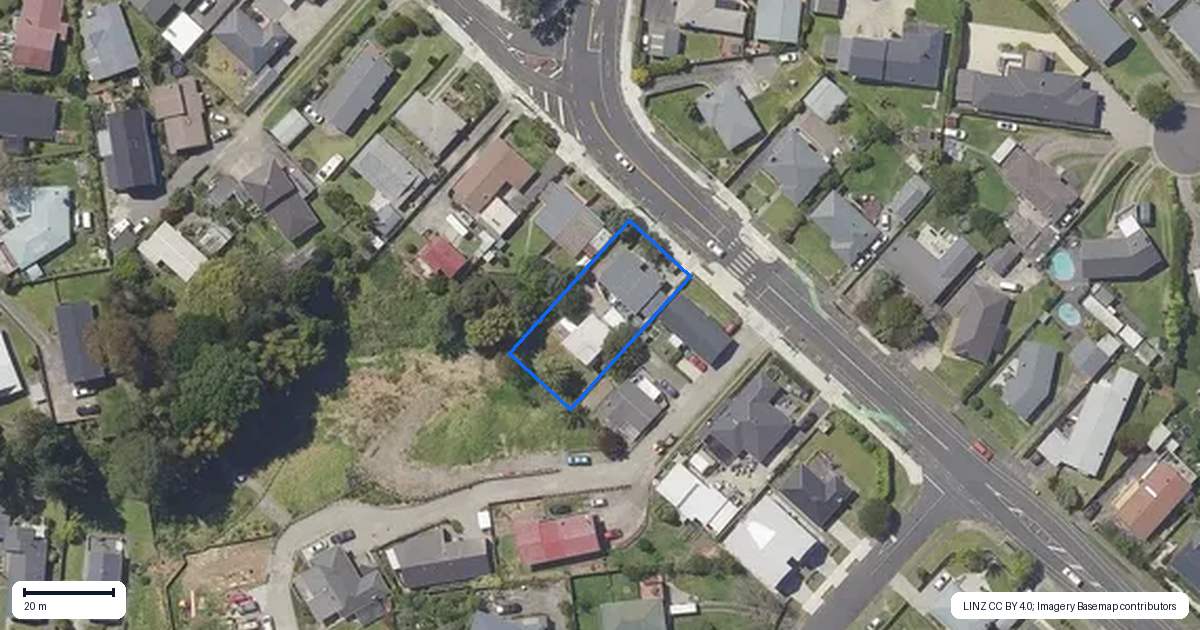 Property context map for 180B Bellevue Road, Bellevue, Tauranga