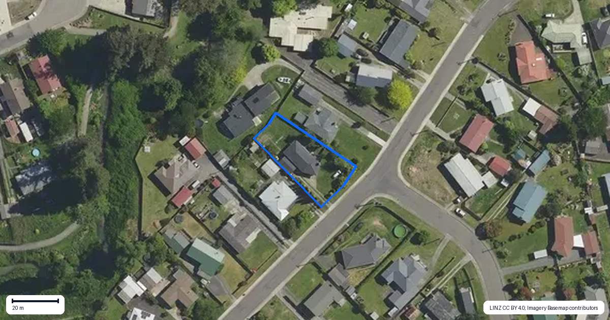 Property context map for 59 Martin Street, Utuhina, Rotorua