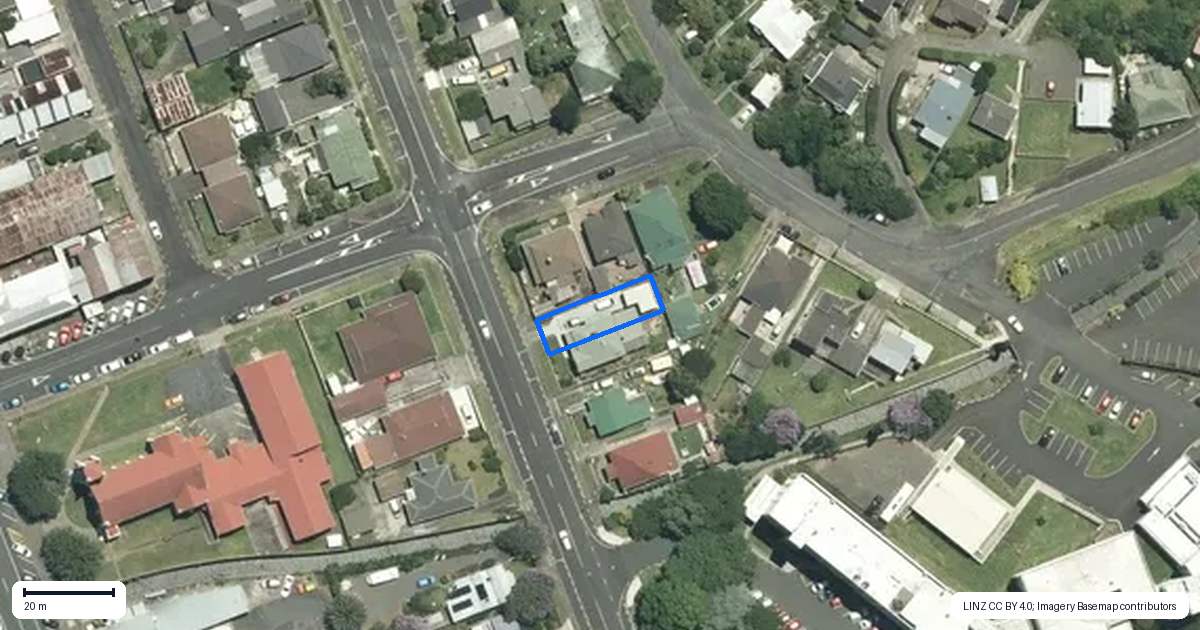 Property context map for 616 Mackay Street, Thames