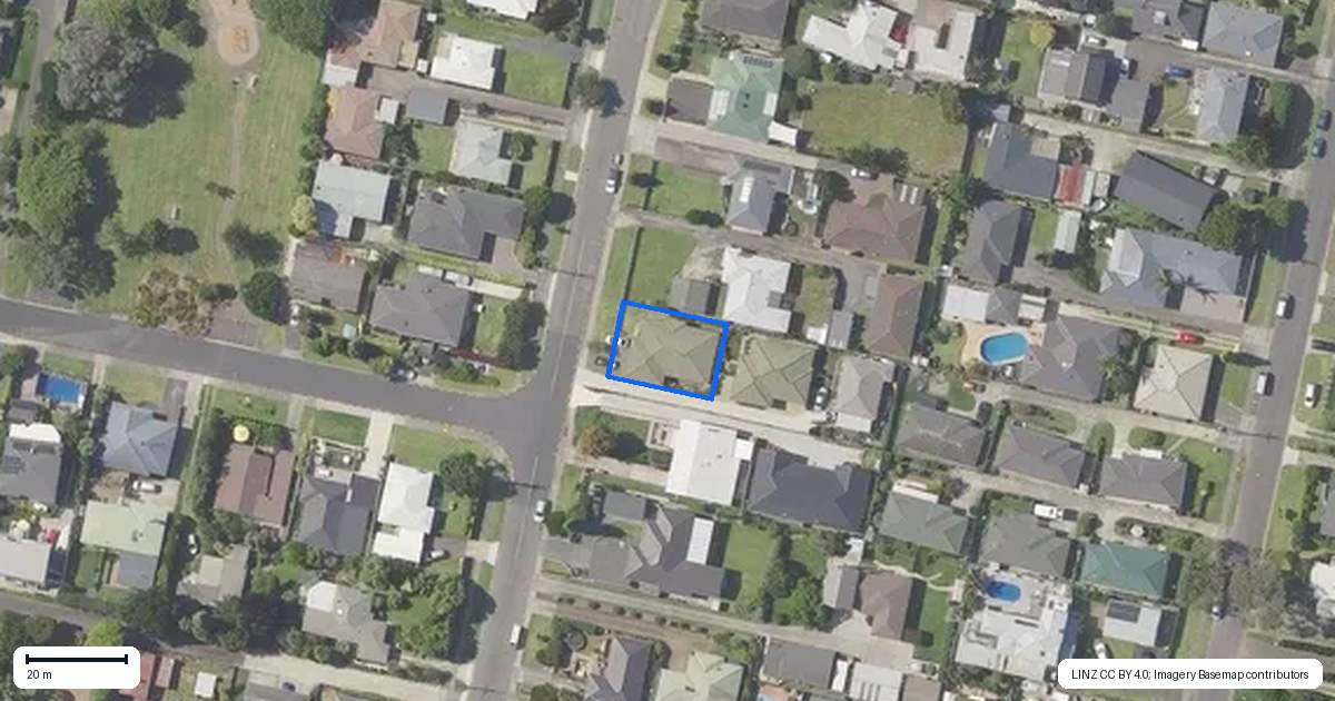 Property context map for 16A Goods Road, Otumoetai, Tauranga