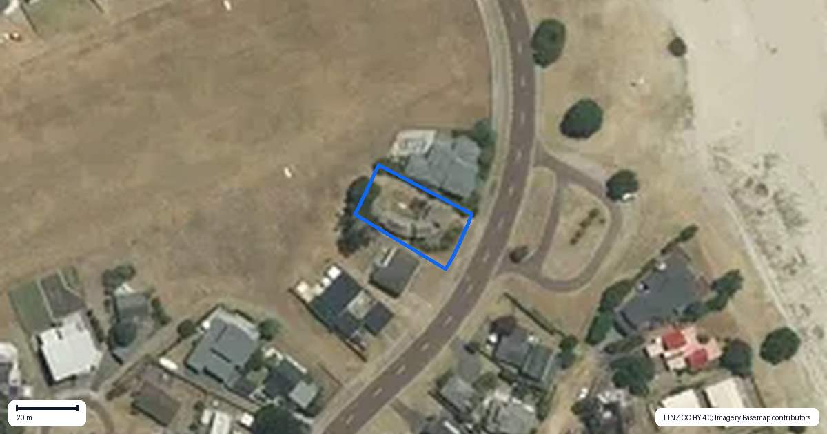 Property context map for 96 Pauanui Boulevard, Pauanui
