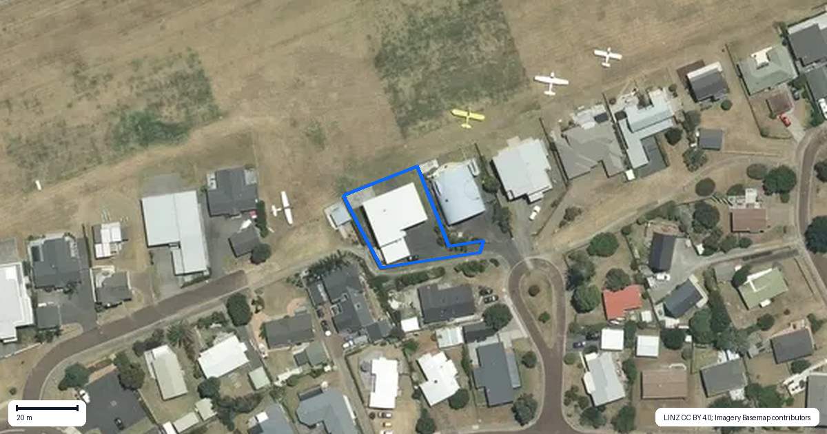 Property context map for 5 Opal Place, Pauanui