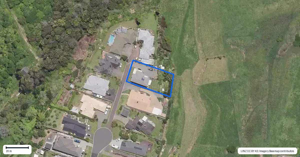 Property context map for 44 Diamond Head, Hairini, Tauranga