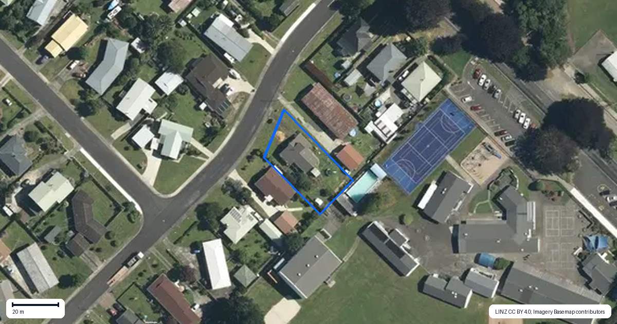 Property context map for 3 Mount Avenue, Te Aroha