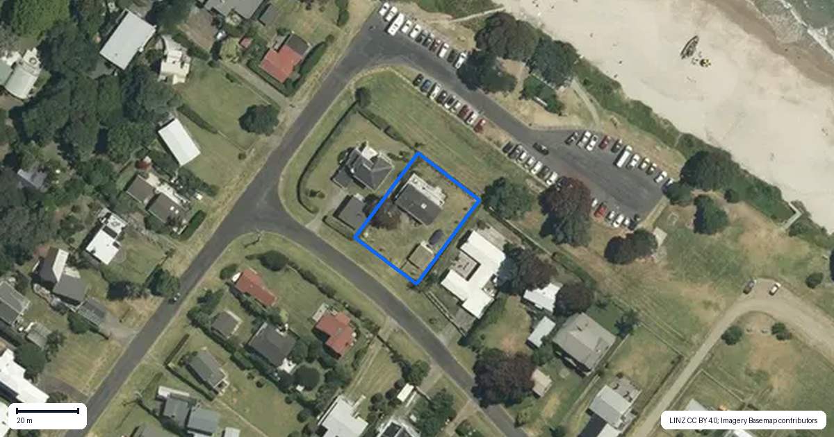 Property context map for 3 Harsant Avenue, Hahei, Whitianga