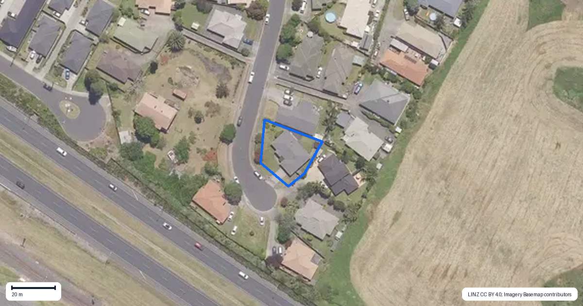 Property context map for 39 Luculia Drive, Mount Maunganui