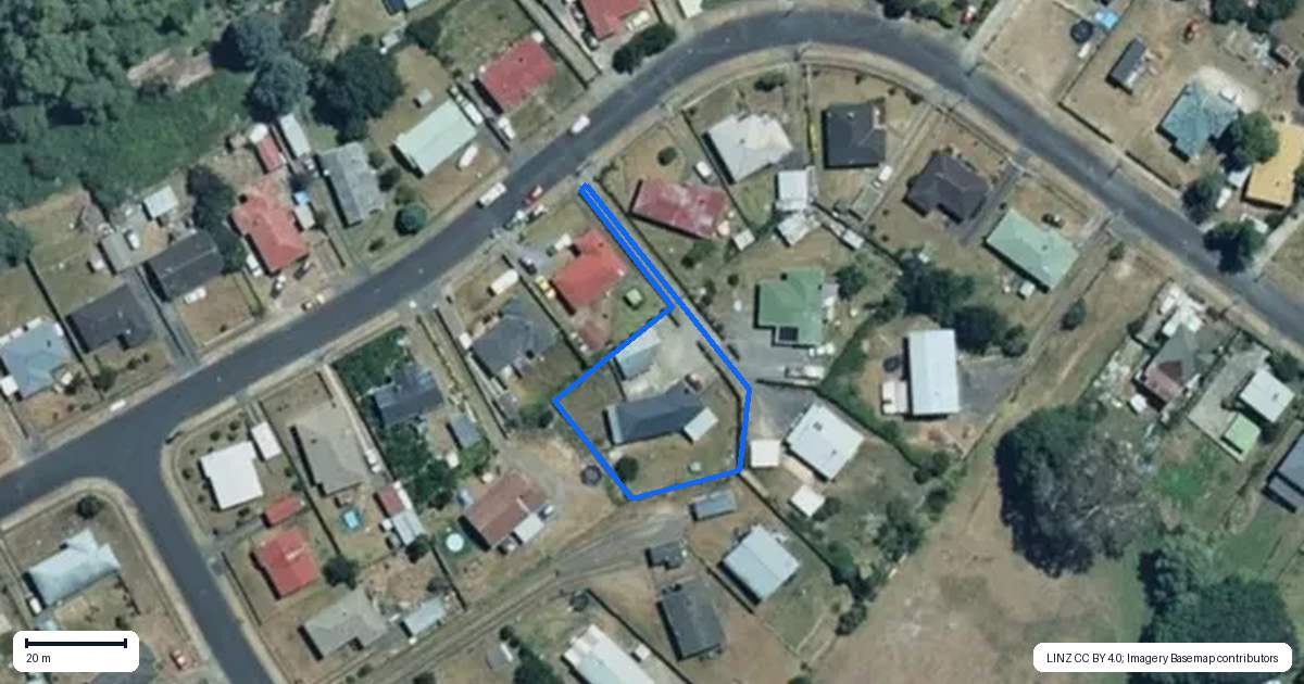 Property context map for 38 Roslyn Street, Taumarunui