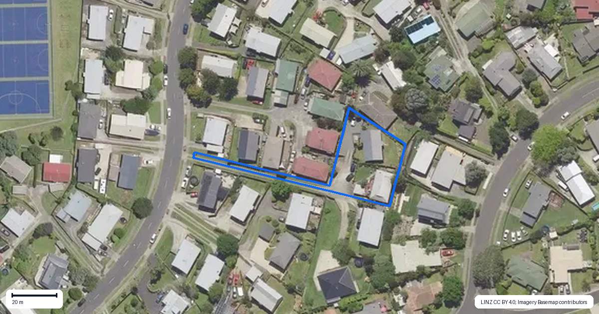 Property context map for 61A Meander Drive, Welcome Bay, Tauranga