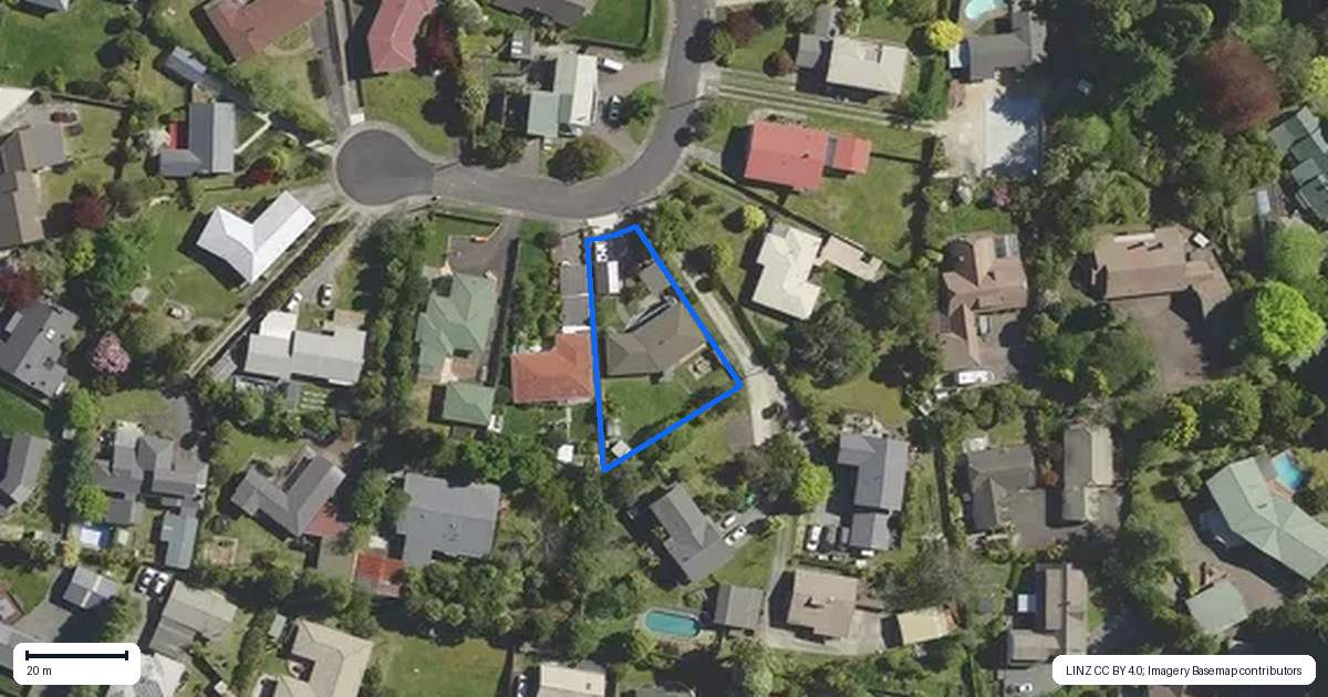 Property context map for 22 Wharepaina Crescent, Springfield, Rotorua